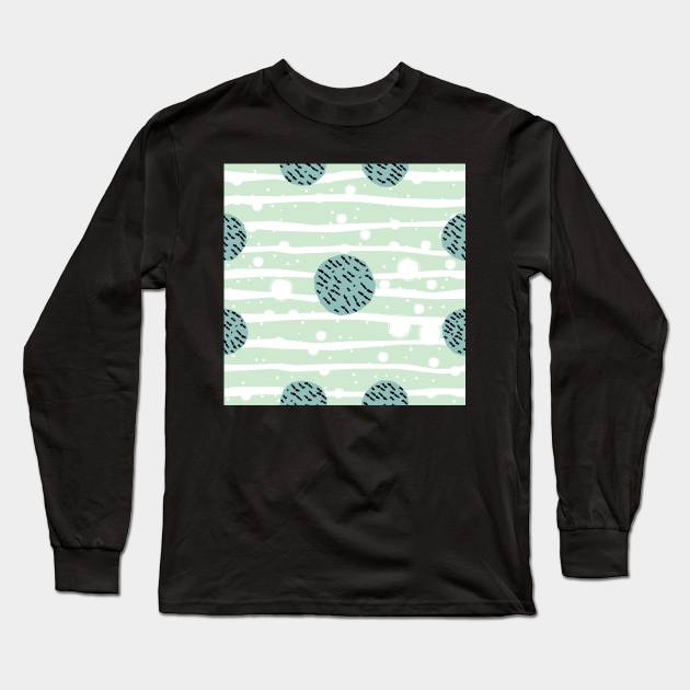 Abstract Pattern Long Sleeve T-Shirt by Creative Meadows